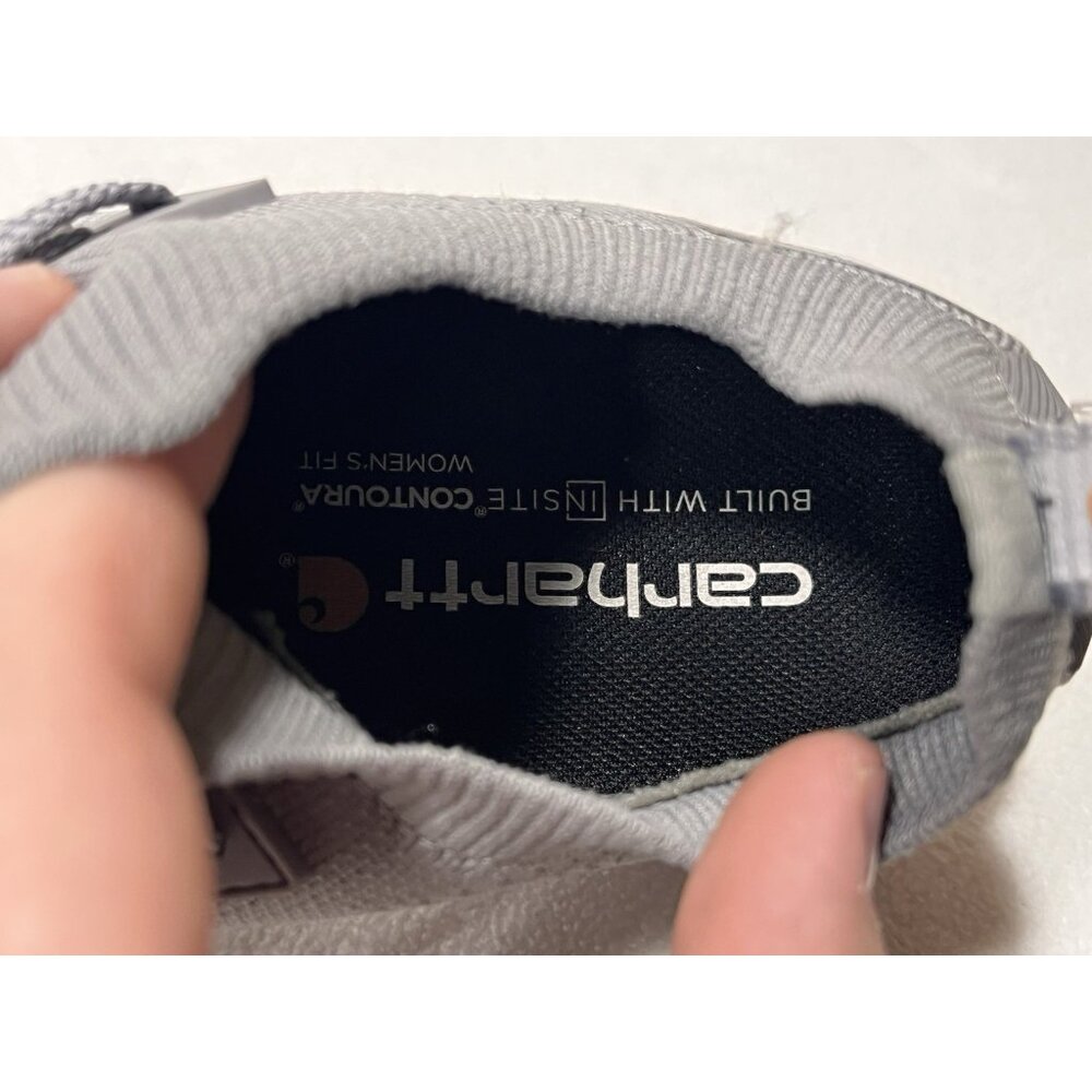 Carhartt Women’s Work Sneakers Gray Knit Comfort Shoes Size 9 - Picture 10 of 12